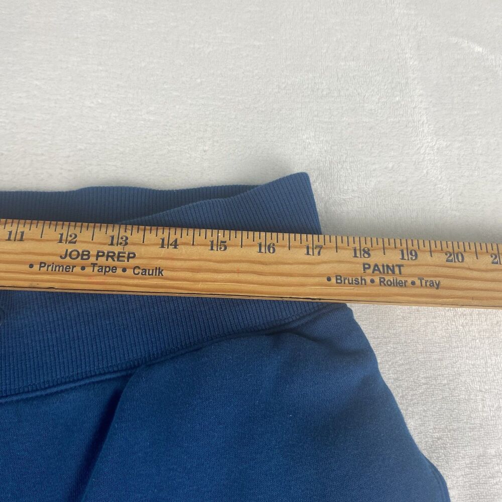 Nike Jogger Sweatpants Womens Large Blue Logo Swoosh Pockets Athletic Casual - Picture 6 of 10